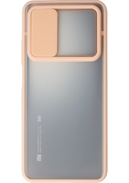 Xiaomi Mi 10T Pro Kılıf Palm Buzlu Kamera Sürgülü Silikon - Pembe fiyatları