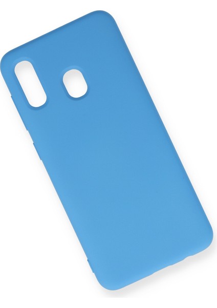 Samsung Galaxy A30 Kılıf Nano Içi Kadife Silikon - Mavi fiyatları
