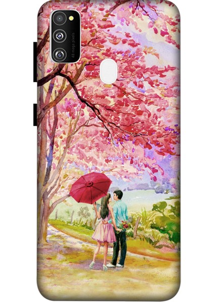 Samsung Galaxy M30S Kılıf Baskılı Sevgi Yolu Desenli Zipax A++ Silikon - Sevgiyolu