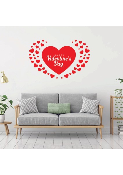 Atalya Reklam Happy Valenti̇ne's Day & 14 Şubat Sevgi̇li̇ler Günü Sti̇cker 2