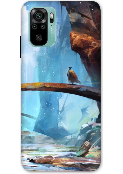 Xiaomi Redmi Note 10S Kılıf Köprü Baskılı Desenli Zipax A++ Silikon - 8564