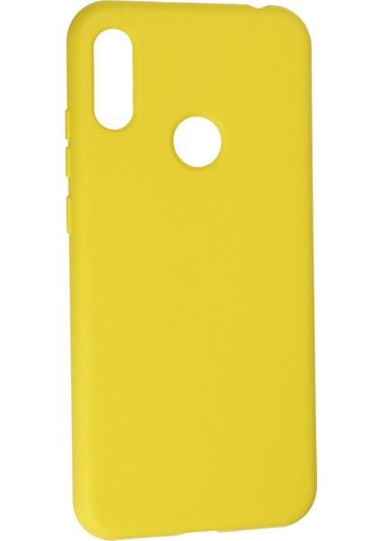 Huawei Y6S Kılıf Nano Içi Kadife Silikon - Sarı modelleri