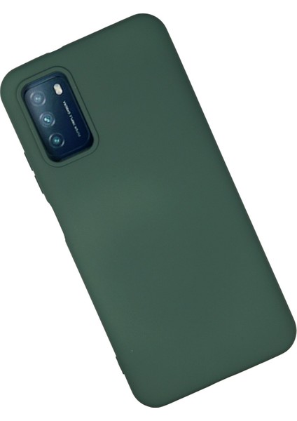 Xiaomi Pocophone M3 Kılıf Nano Içi Kadife Silikon - Koyu Yeşil fiyatları