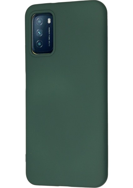 Xiaomi Pocophone M3 Kılıf Nano Içi Kadife Silikon - Koyu Yeşil modelleri