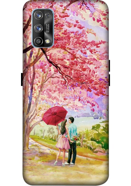 Oppo Realme 7 Pro Kılıf Baskılı Sevgi Yolu Desenli Zipax A++ Silikon - Sevgiyolu