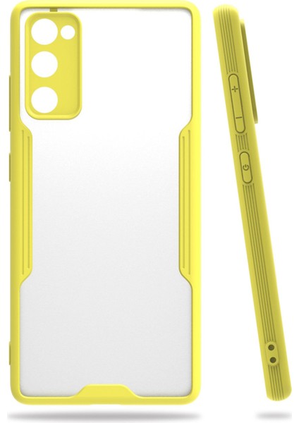 Samsung Galaxy S20 Fe Kılıf Platin Silikon - Sarı