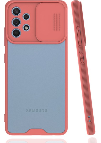Samsung Galaxy A32 Kılıf Platin Kamera Koruma Silikon - Pembe