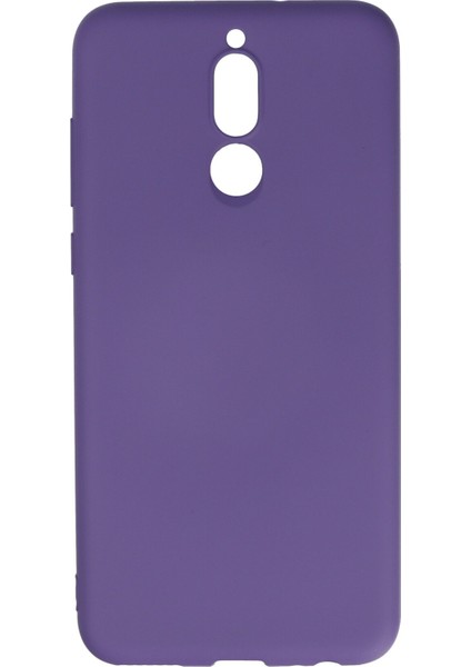 Huawei Mate 10 Lite Kılıf Nano Içi Kadife Silikon - Mor