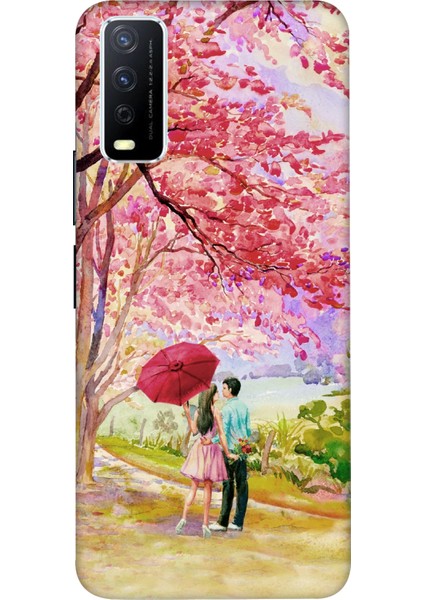 Vivo Y20S Kılıf Sevgi Yolu Desenli Hd Baskılıf Silikon Kılıf - Sevgiyolu
