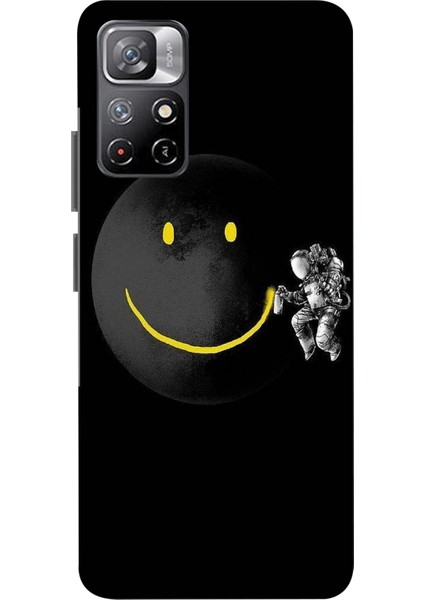 Xiaomi Redmi Note 11 Pro Kılıf Astronot Emoji Desenli Hd Baskılıf Silikon Kılıf - Astronotemoji