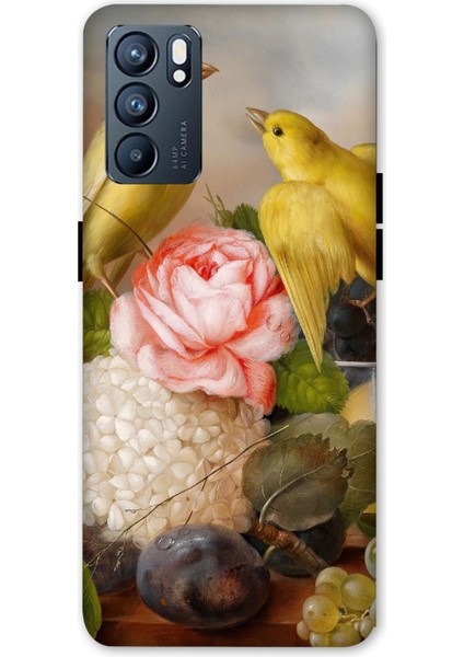 Oppo Reno 6 Kılıf 8543 Desenli Hd Baskılıf Silikon Kılıf - 8543