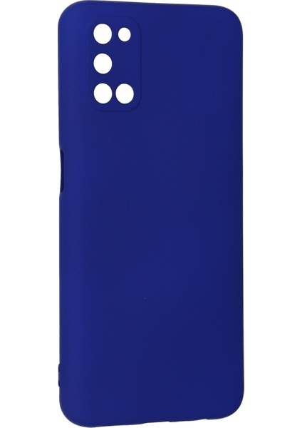 Oppo A72 Kılıf Nano Içi Kadife Silikon - Lacivert modelleri