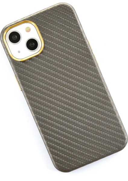 iPhone 13 Kılıf Hibrit Karbon Silikon - Gri fiyatları