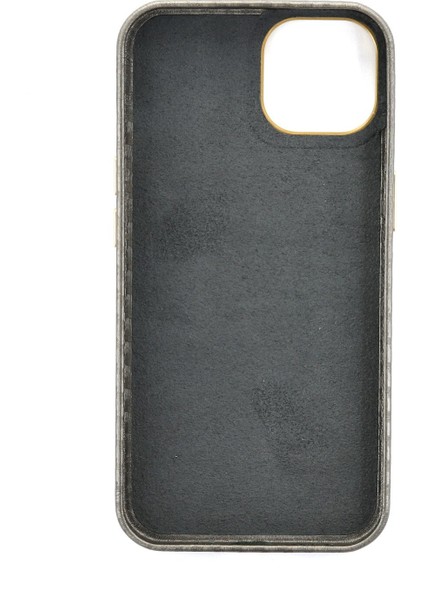 iPhone 13 Kılıf Hibrit Karbon Silikon - Gri modelleri