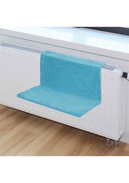Therma Petek Askılı Düz Kedi Yatağı Turkuaz 45X35 cm