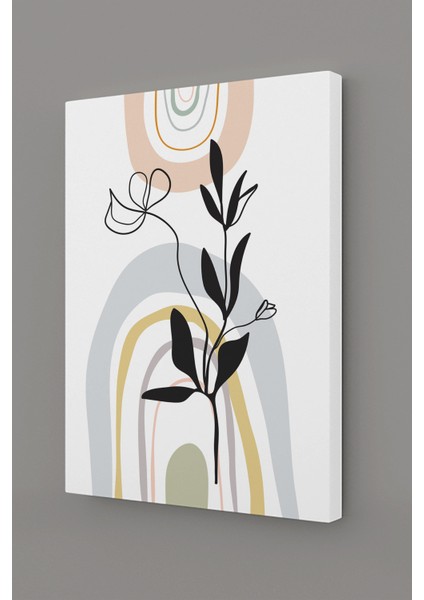 Tropikal Soyut Çiçekler Modern Minimal Kanvas Tablosu 3'lü Canvas Tablo Seti fiyatları