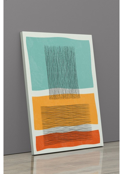 Gift Pack Soyut Modern Minimal Kanvas Tablosu 3'lü Canvas Tablo Seti