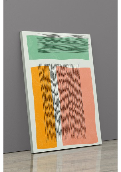 Gift Pack Soyut Modern Minimal Kanvas Tablosu 3'lü Canvas Tablo Seti