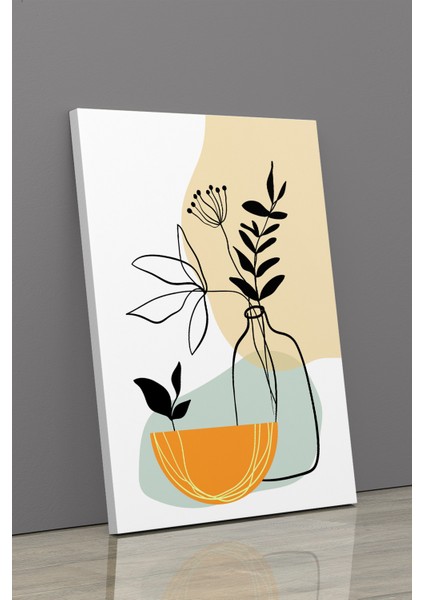 Tropikal Soyut Modern Minimal Kanvas Tablosu 3'lü Canvas Tablo Seti fırsatları