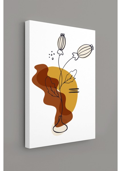 Gift Pack Tropikal Soyut Modern Minimal Kanvas Tablosu 3'lü Canvas Tablo Seti