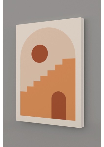 Soyut Modern Minimal Kanvas Tablosu 3'lü Canvas Tablo Seti