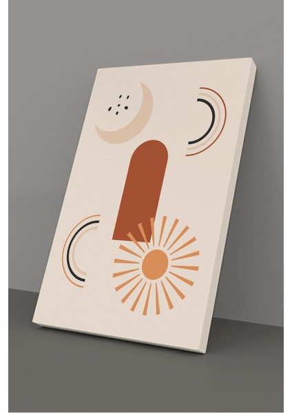 Soyut Modern Minimal Kanvas Tablosu 3'lü Canvas Tablo Seti