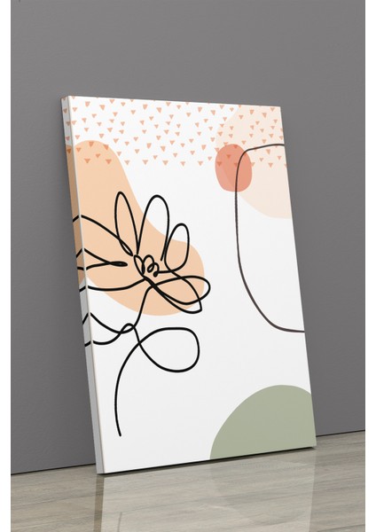 Gift Pack Soyut Modern Minimal Kanvas Tablosu 3'lü Canvas Tablo Seti