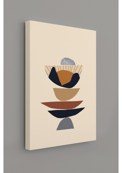 Gift Pack Soyut Modern Minimal Kanvas Tablosu 3'lü Canvas Tablo Seti