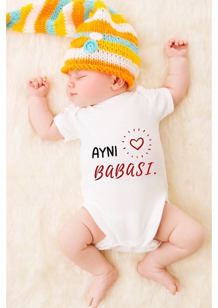 Özel Tasarım Bebek Zıbın - Çıtçıtlı Body (Aynı Babası !)