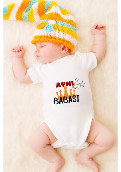 Özel Tasarım Bebek Zıbın - Çıtçıtlı Body (Aynı Babası)