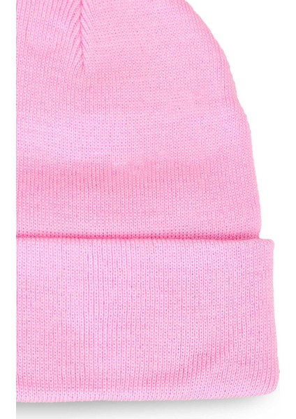 Pembe Basic Bere Pembe Düz Bere