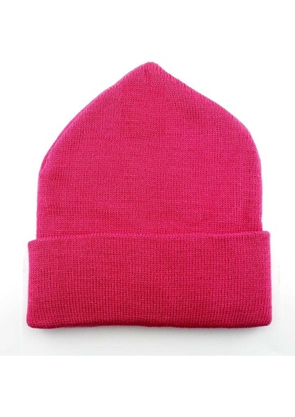 Fuşya Basic Bere Koyu Pembe Bere