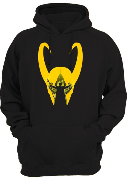 Lotr Yüzüklerin Efendisi Loki Baskılı 3 Ipl. Şardonlu, Içi Polar, KALIN(600GR) Hoodie