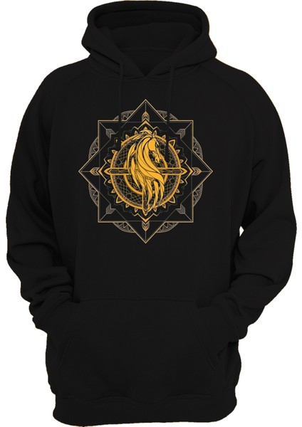 Lotr Yüzüklerin Efendisi Rohan Baskılı 3 Ipl. Şardonlu, Içi Polar, KALIN(600GR) Hoodie