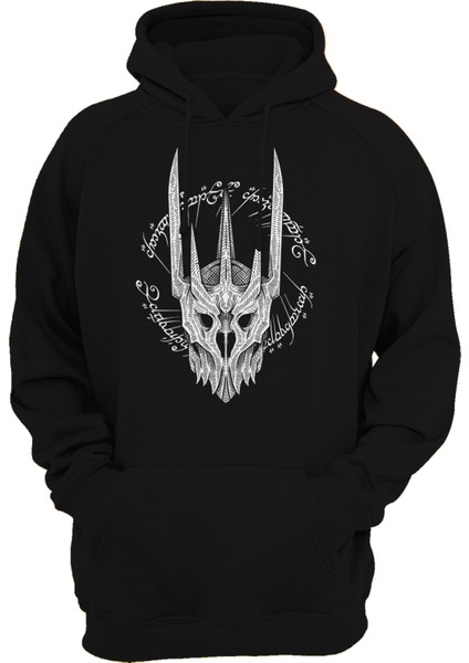 Lotr Yüzüklerin Efendisi Sauron Baskılı 3 Ipl. Şardonlu, Içi Polar, KALIN(600GR) Hoodie