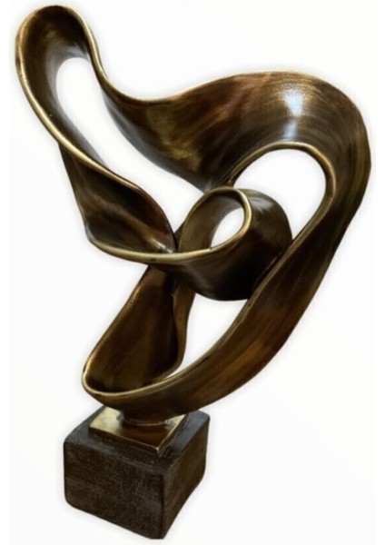 Valley Eskitme Gold Dekoratif Obje