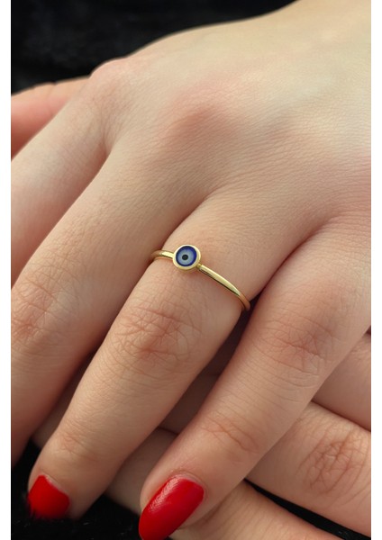14 Ayar Altın Göz Yüzük