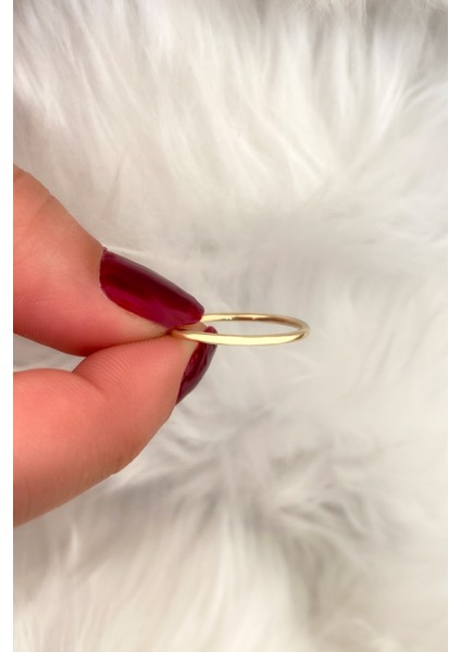 14 Ayar Altın Düz Halka Yüzük fiyatları