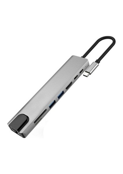 BYL-2017L Type-C Hdtv/sd/tf/usb3.0/usb-C/pd/lan Çevirici