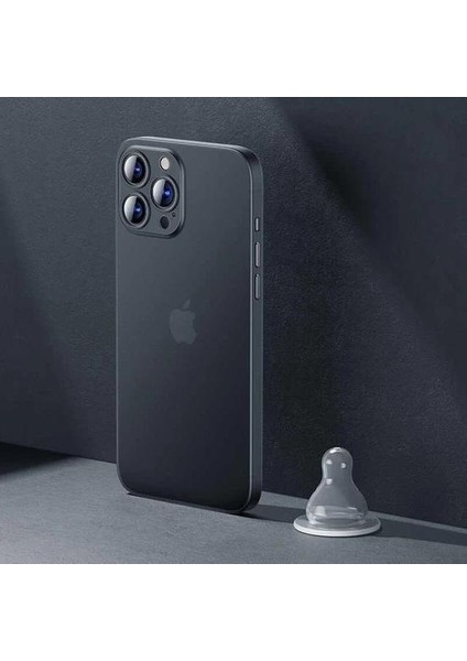 Apple iPhone 13 Pro Wing Eko Serisi Ultra Thin Body Ince Silikon Kılıf + 5d Cam Ekran Koruyucu