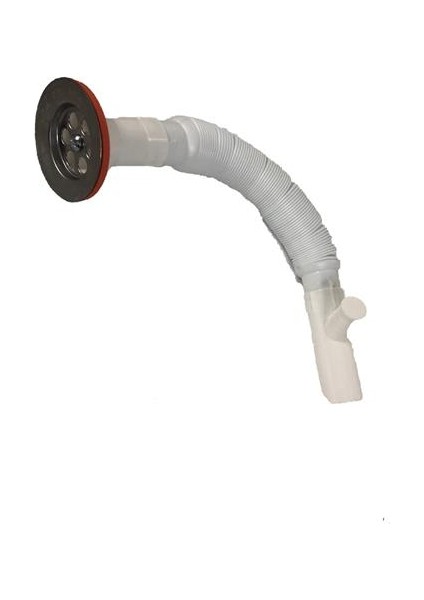 Lavabo Sifonu Paslanmaz Çamaşır Çıkışlı