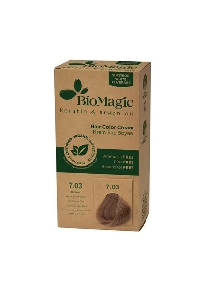 Saç Boyası Karamel No: 7.03