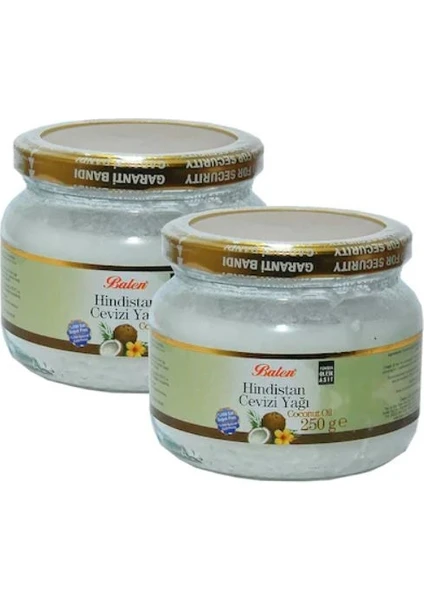 Hindistan Cevizi Yağı 2 x 250 gr (Soğuk Pres)