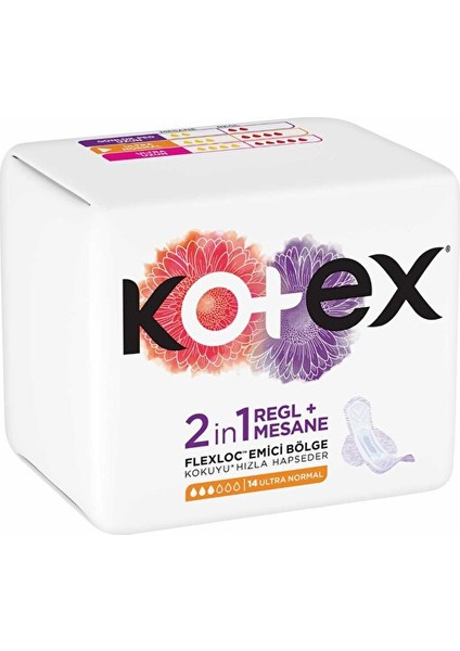 2ın1 Regl+Mesane Ultra Normal 14'lü