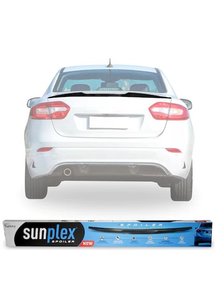 Sunplex Renault Fluence Bagaj Üstü Spoiler Piano Black 2009 Sonrası