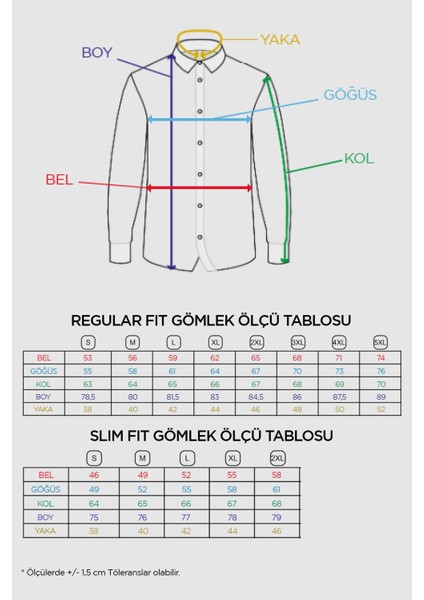 Erkek A.Gri Regularfıt / Rahat Kalıp 7 Cm Klasik Gömlek