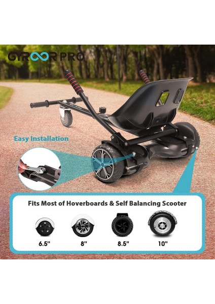 Leyaton Hoverkart Elektrikli Kaykay Koltuk Hovercard Aparat Tüm Modellere Uyumludur