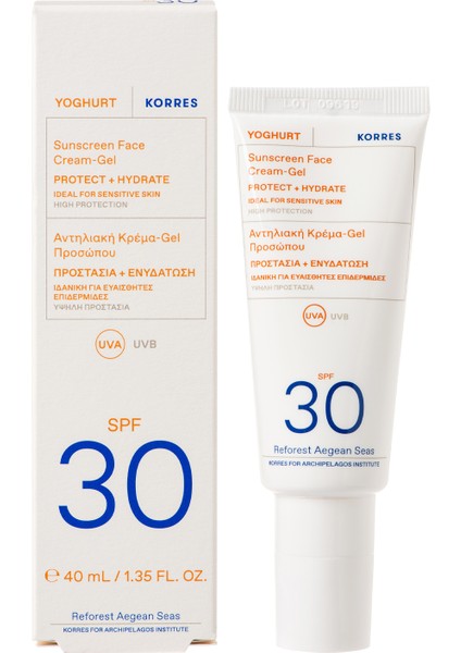 Yoghurt Güneş Koruyucu (Yüz) SPF30 40ml