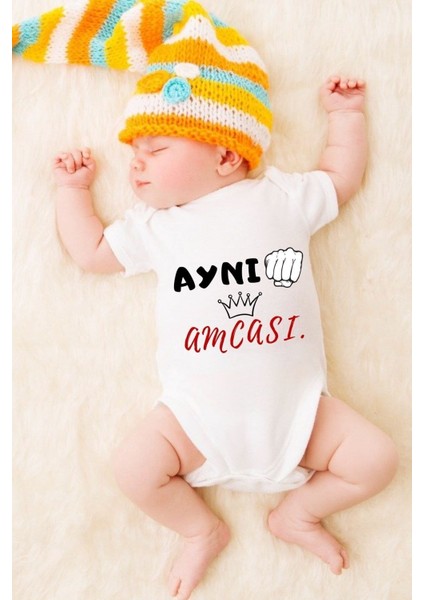 Özel Tasarım Bebek Zıbın - Çıtçıtlı Body (Aynı Amcası 2 !)