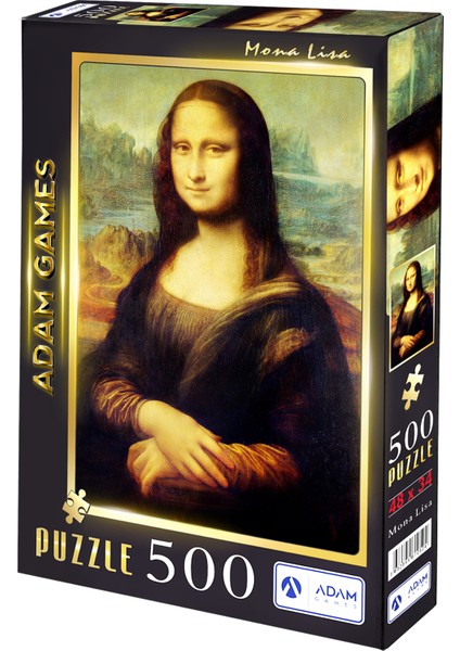 Mona Lisa 500 Parça Puzzle Yapboz